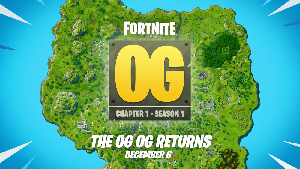 Fortnite OG returns for good on December 6