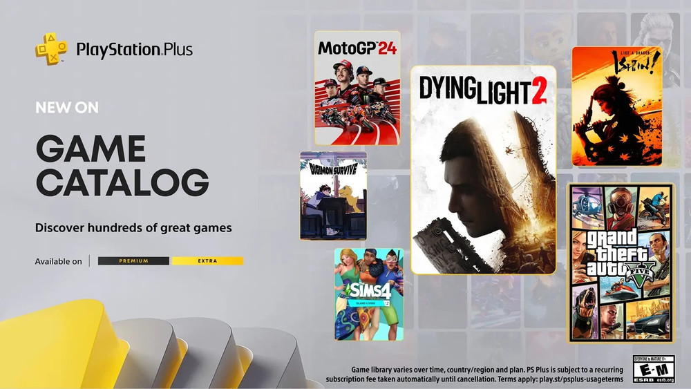 PlayStation Plus: GTA V, Dying Light 2, Like a Dragon: Ishin! und mehr kommen am 19. November!