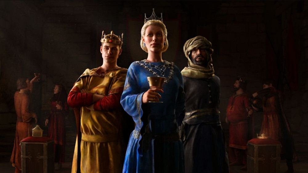 The Royal Court expansion for Crusader Kings III will be released on PS5 and Xbox Series on May 17th