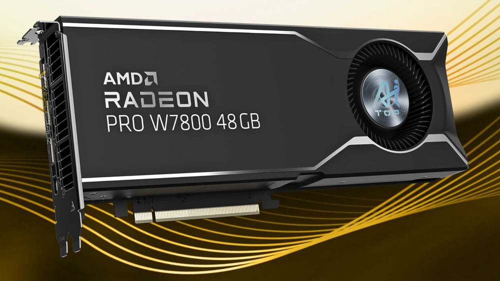 Gigabyte kündigt die Radeon Pro W7800 AI TOP mit 48 GB Speicher an