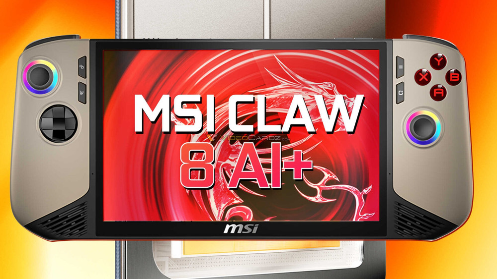 MSI Claw 8 AI+ Handheld-Konsole soll auf der CES 2025 vorgestellt werden