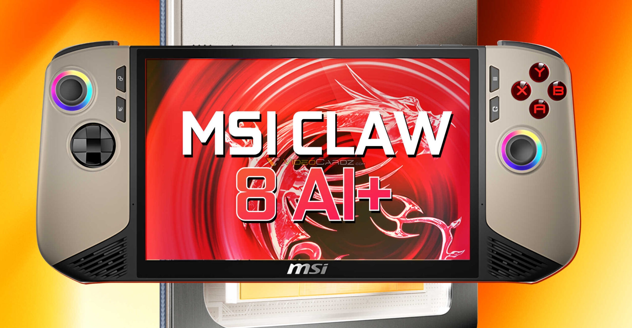 Custodia Protettiva Per MSI Claw 8 AI+ – Morbida Antiurto Con Supporto E Texture Antiscivolo – Nero - 2