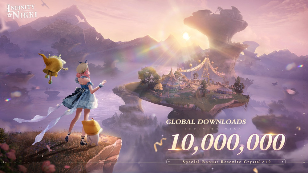 Infinity Nikki tops 10 million downloads