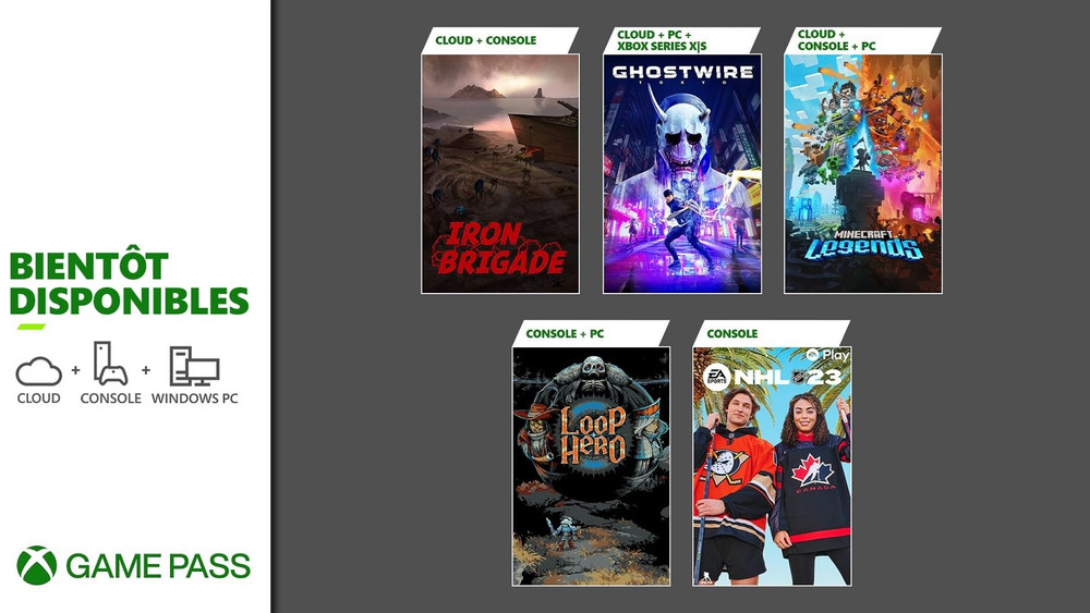 Ghostwire: Tokyo, Minecraft Legends et NHL 23 arrivent dans le Game Pass en avril