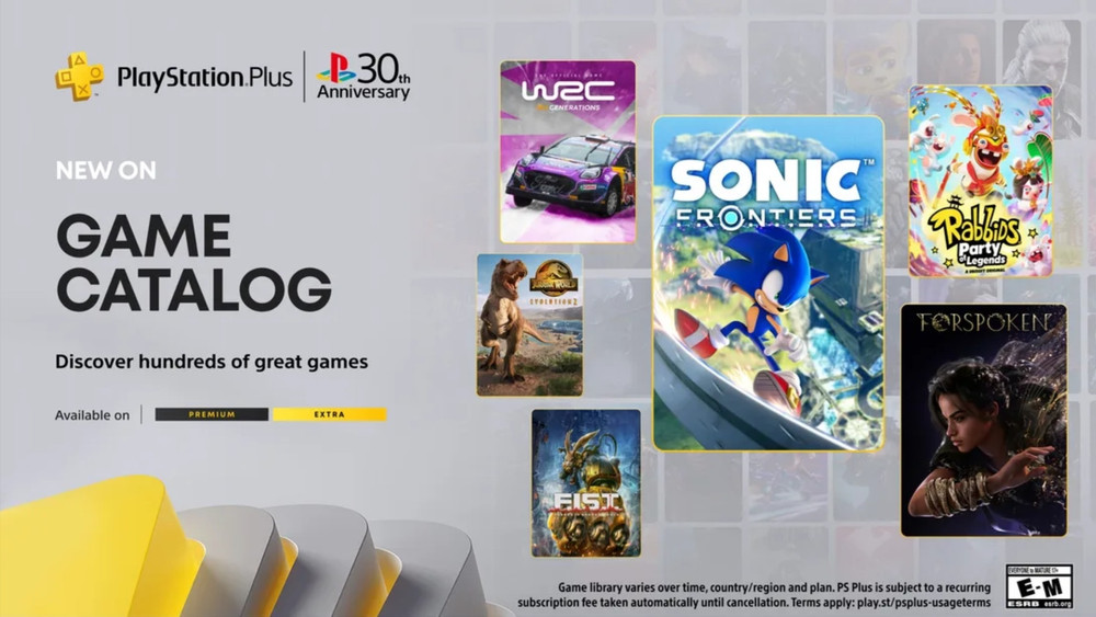 PlayStation Plus: Sonic Frontiers, Forspoken und mehr erscheinen am 17. Dezember