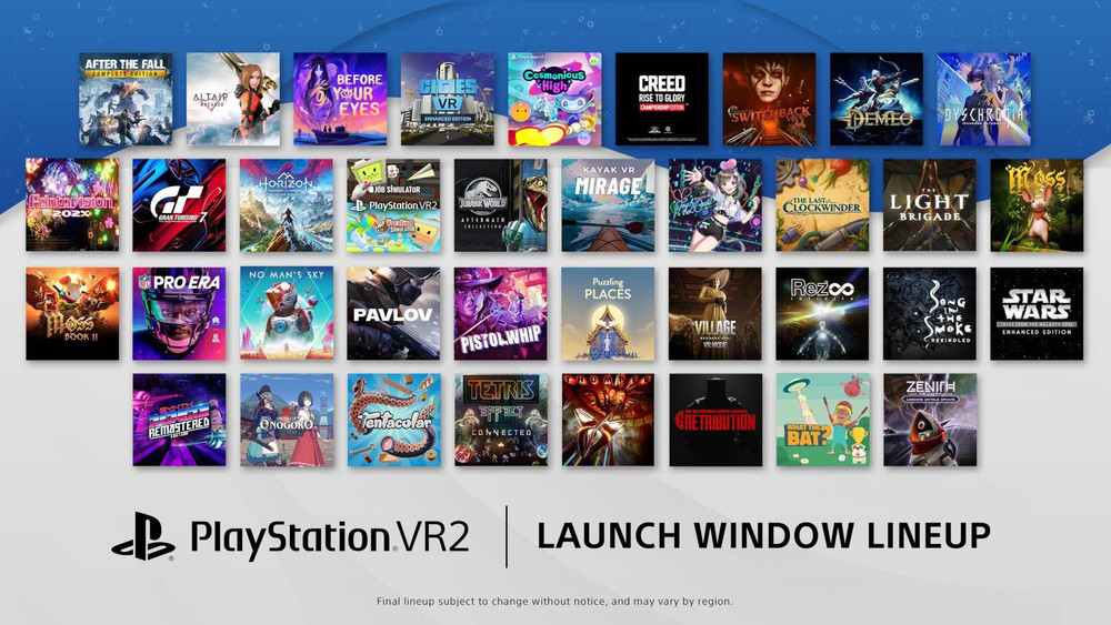 Più di 30 giochi affiancheranno PS VR2 durante il suo periodo di lancio