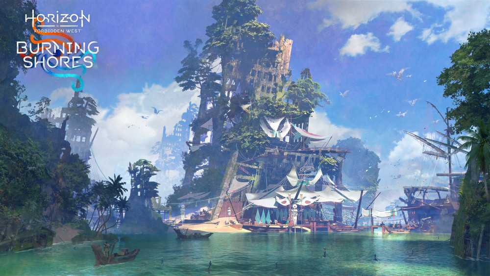 Altre nuove immagini di Horizon Forbidden West: Burning Shores