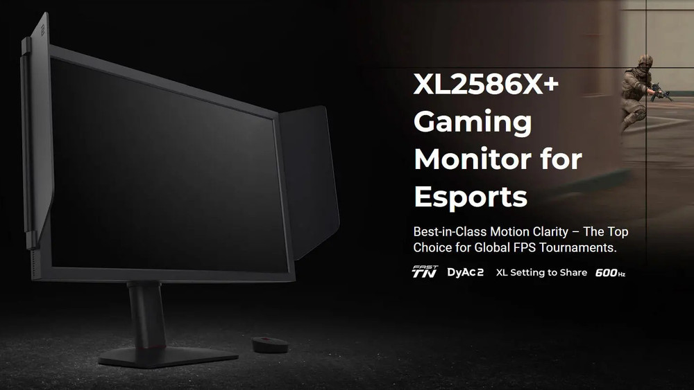ZOWIE presents its eSport display with a 600 Hz refresh rate