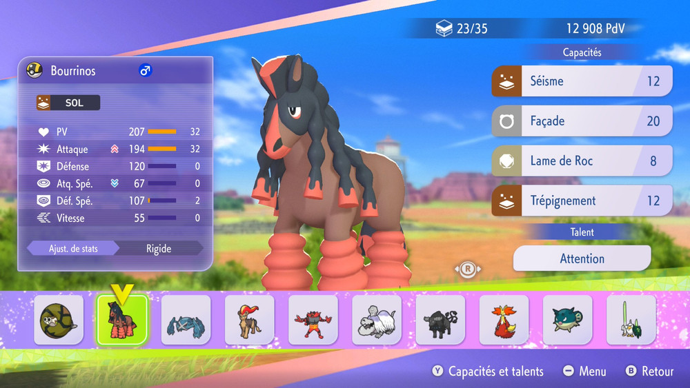 Selezione giornaliera gratuita di Pokémon, con abilità e statistiche
