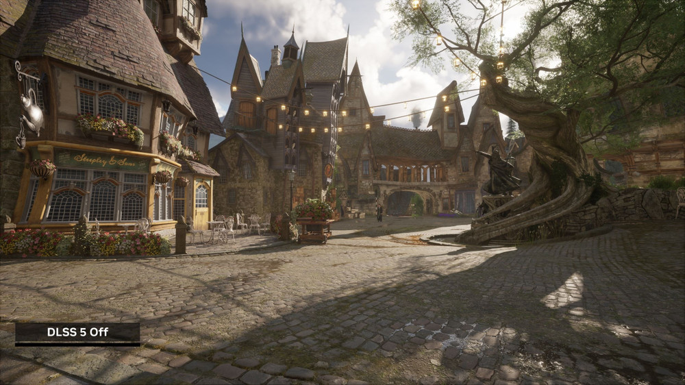 Hogwarts Legacy (Hogsmeade) sem DLSS 5