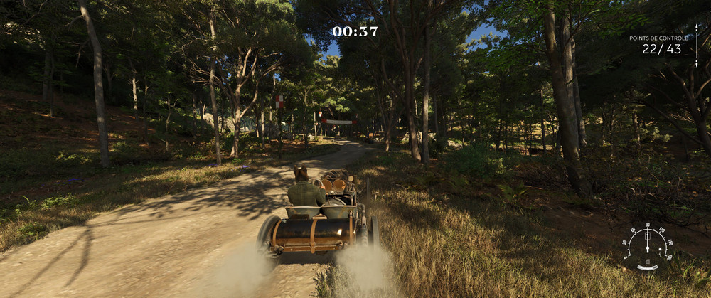 Another luminous Sicilian landscape with the main character behind the wheel of a car