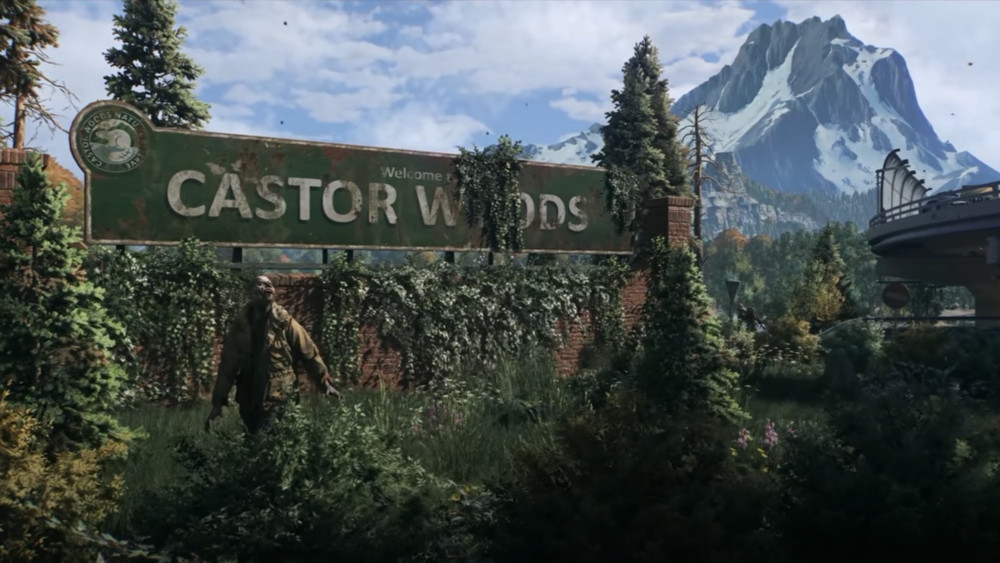Panoramic view of Castor Woods
