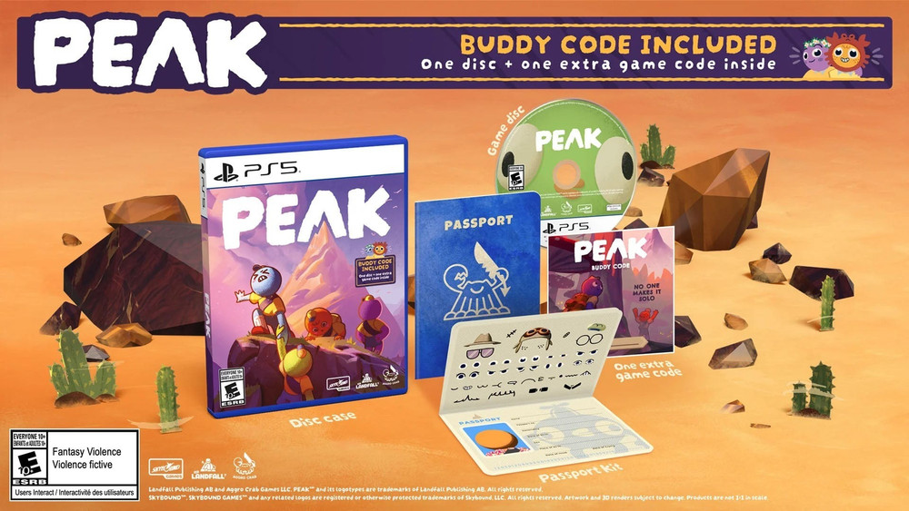 Édition physique de PEAK sur PS5