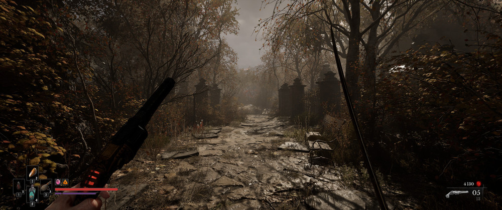 Paysage du jeu avec des éclairages très réussis