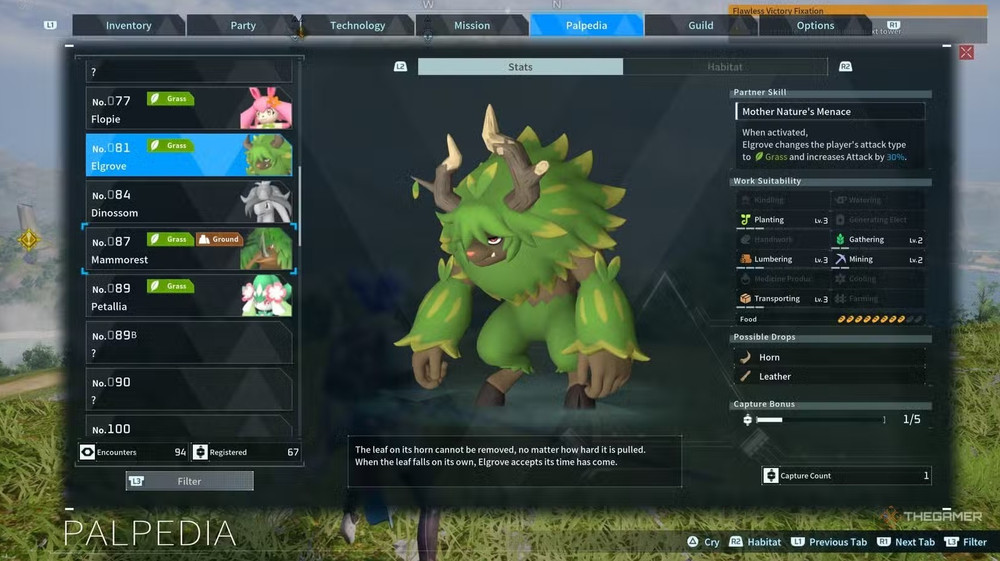 Fiche statistique du pal Elgrov