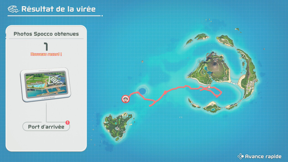 Parcours réalisé dans l’archipel avec la moto-marine