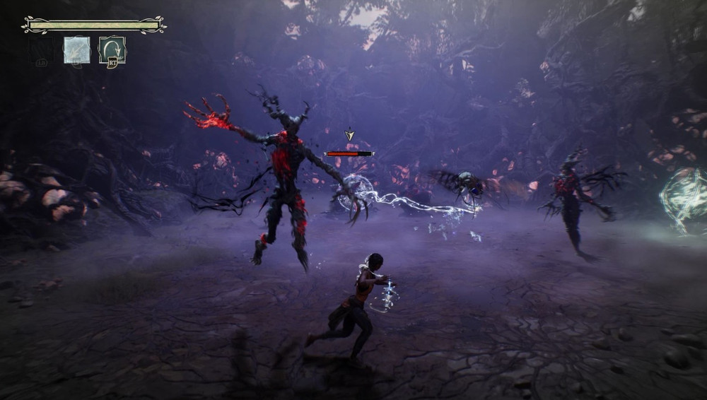 Combat clip showing Hazel attempting to dodge an attack