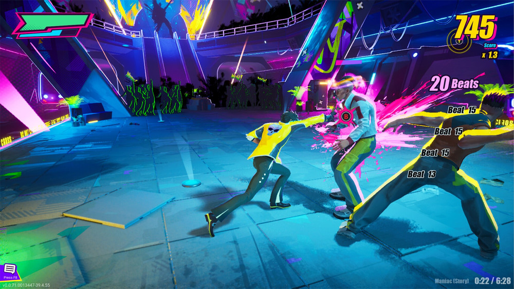 Gameplay clip showing the hero striking an enemy with his fists