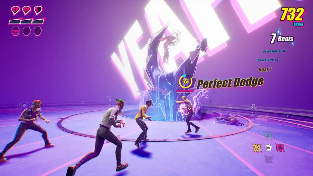 Screenshot of a boss battle from the game