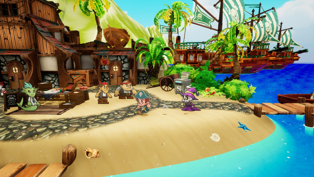 El mundo de los piratas, uno de los muchos que conforman el juego