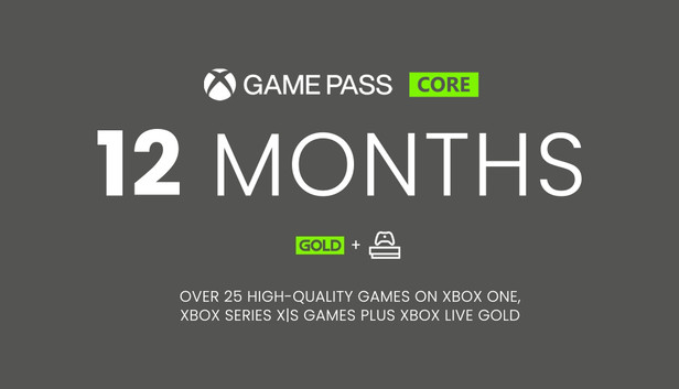 12 Meses - Game Pass Core