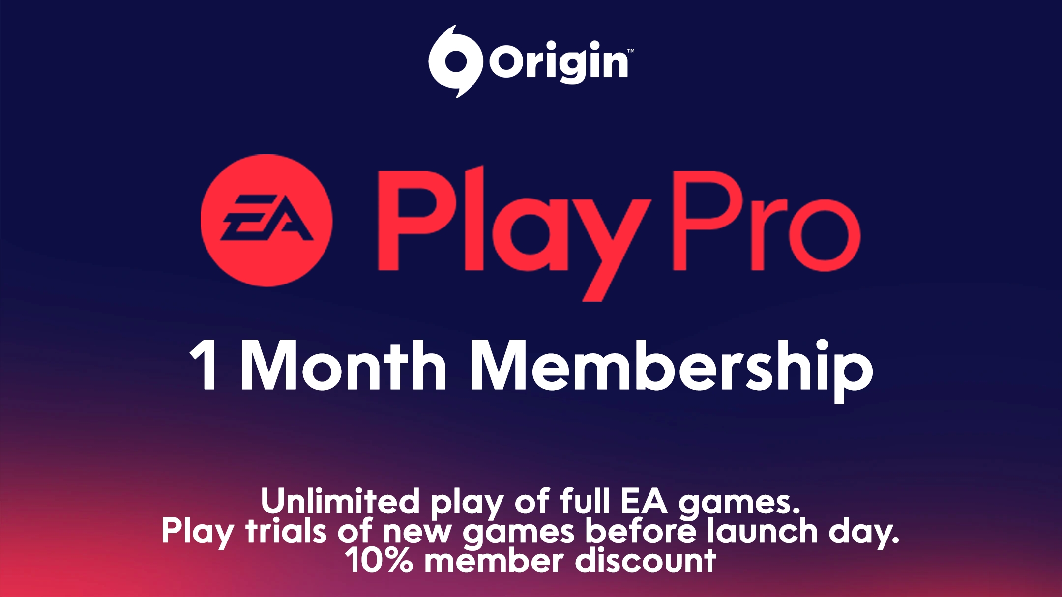 Comprar EA Play Pro (EA Access) 1 Mes EA App
