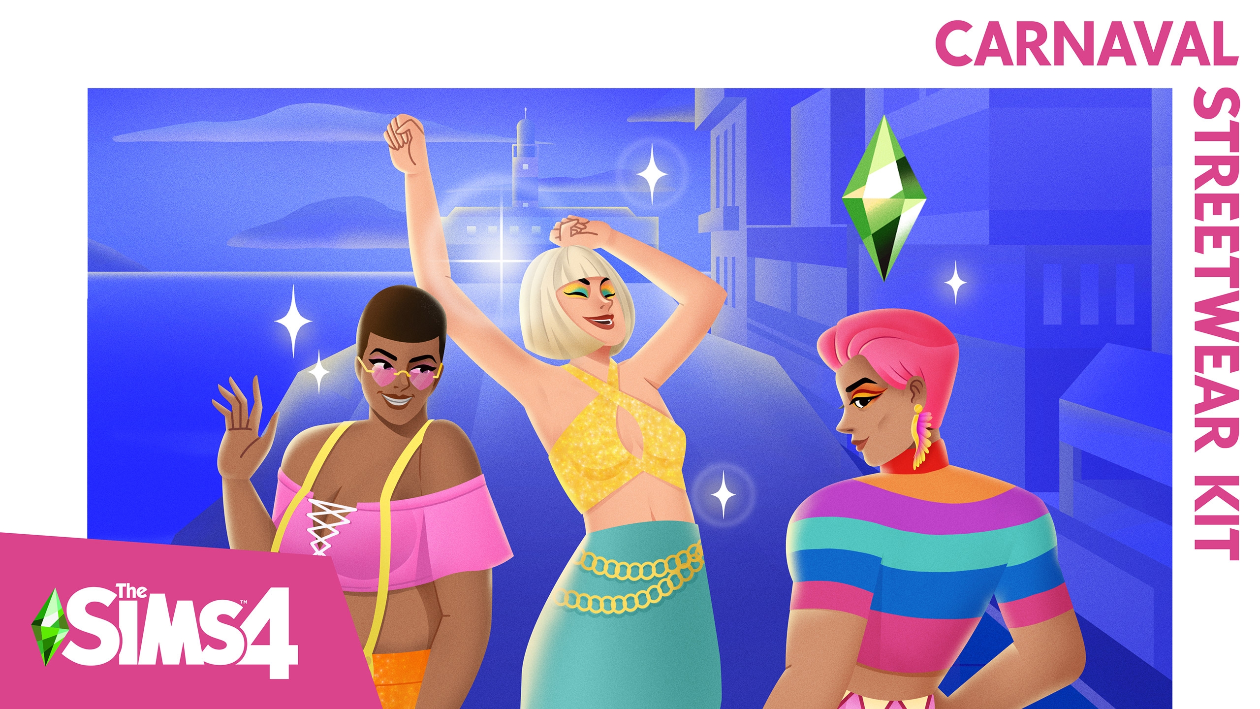 Koop De Sims 4 Zomerse Carnavalsmode Kit - PC & Mac (EA App)