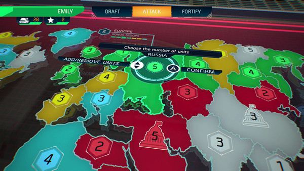 RISK: The Game of Global Domination Switch screenshot 1