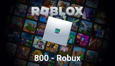 Cartão Roblox 800 Robux - Crédito De 800 Robux Digital - Desconto no Preço