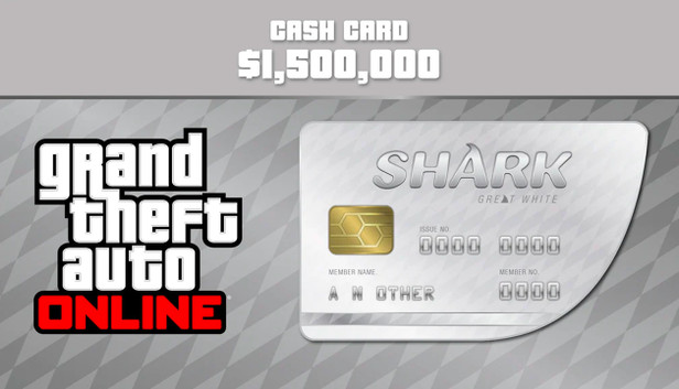 Grand Theft Auto Online Great White Shark Cash Card Pc