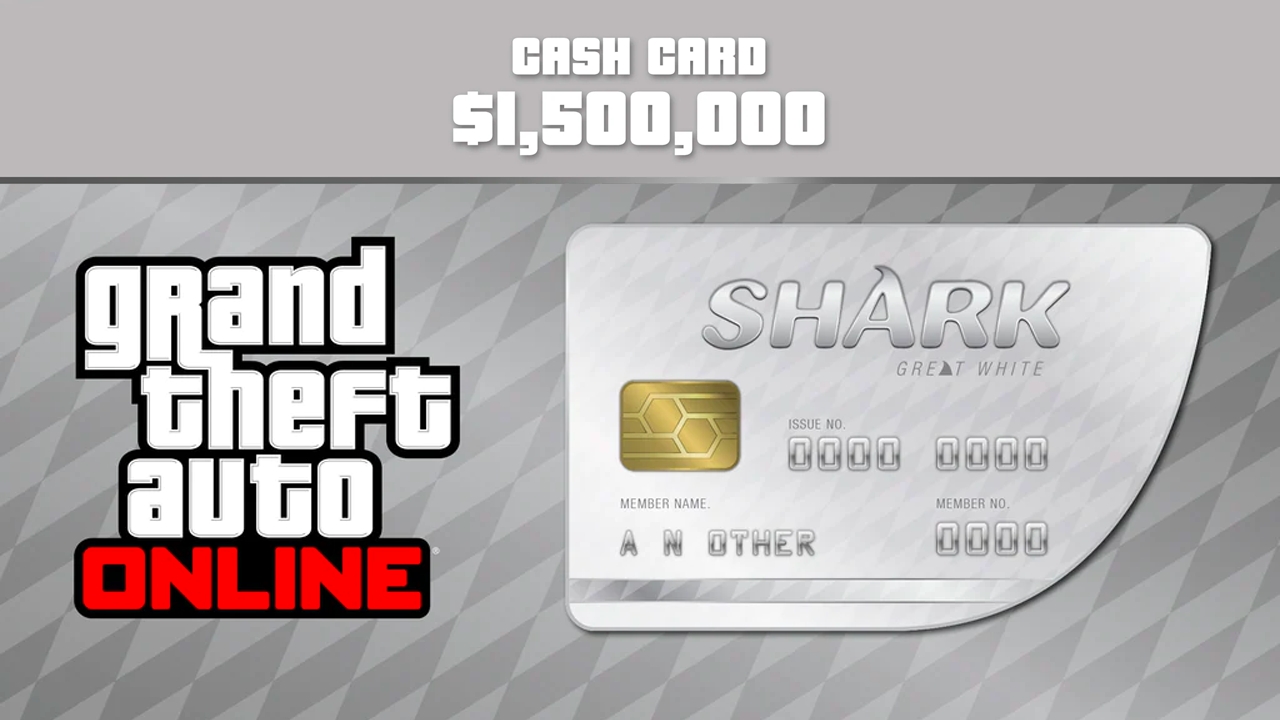 Buy Theft Auto Online: Great White Cash Card