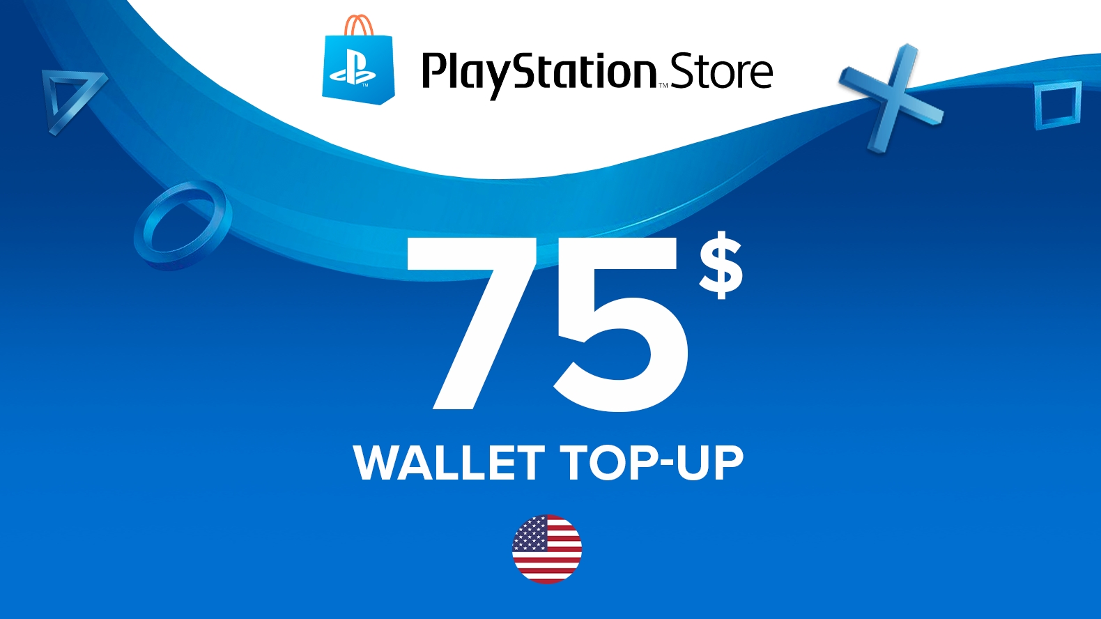 Buy PlayStation Store gift card 75$ - Main Image