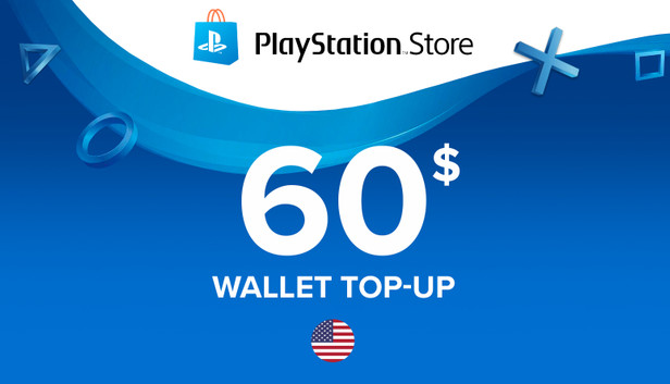 Tarjeta regalo de PlayStation Store 60$