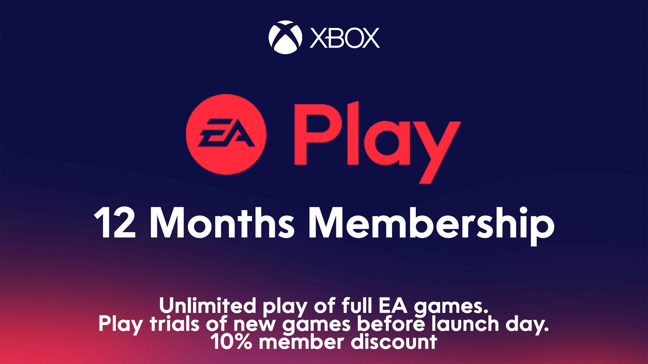 landbouw Verslaafd gemakkelijk Buy EA Play (EA Access) Pass 12 Month Xbox Microsoft Store