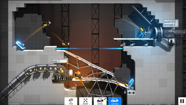 Bridge Constructor Portal screenshot 1