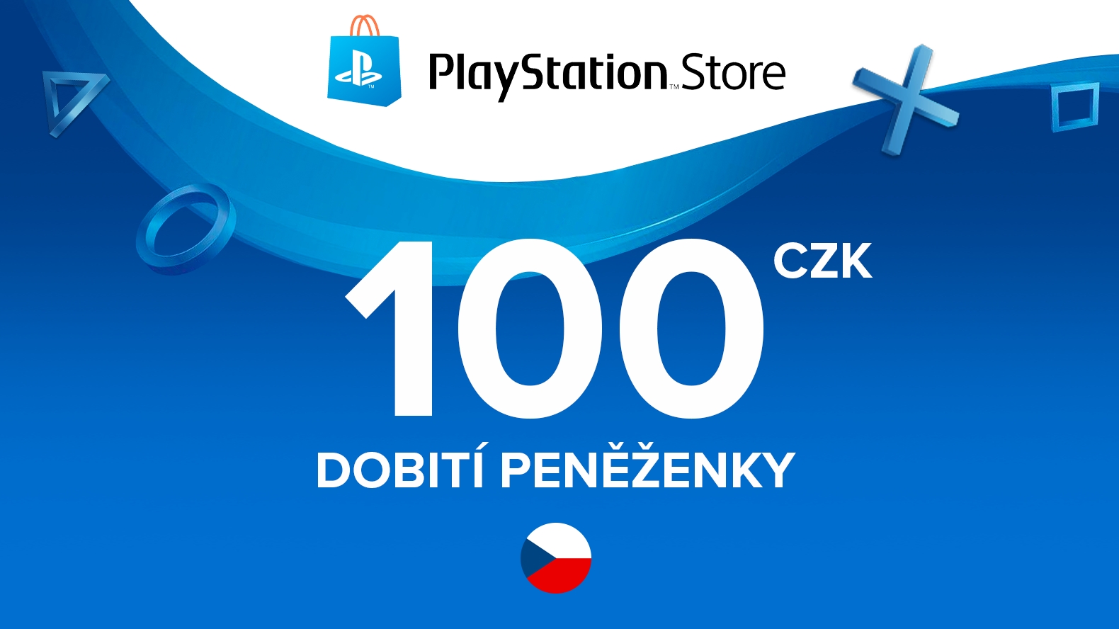 Buy PlayStation Store gift card 100 CZK