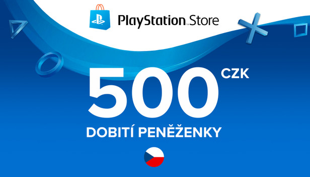 PlayStation Store gift card 500 CZK