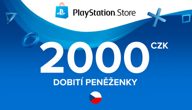 PlayStation Store-cadeaubon 2000 CZK