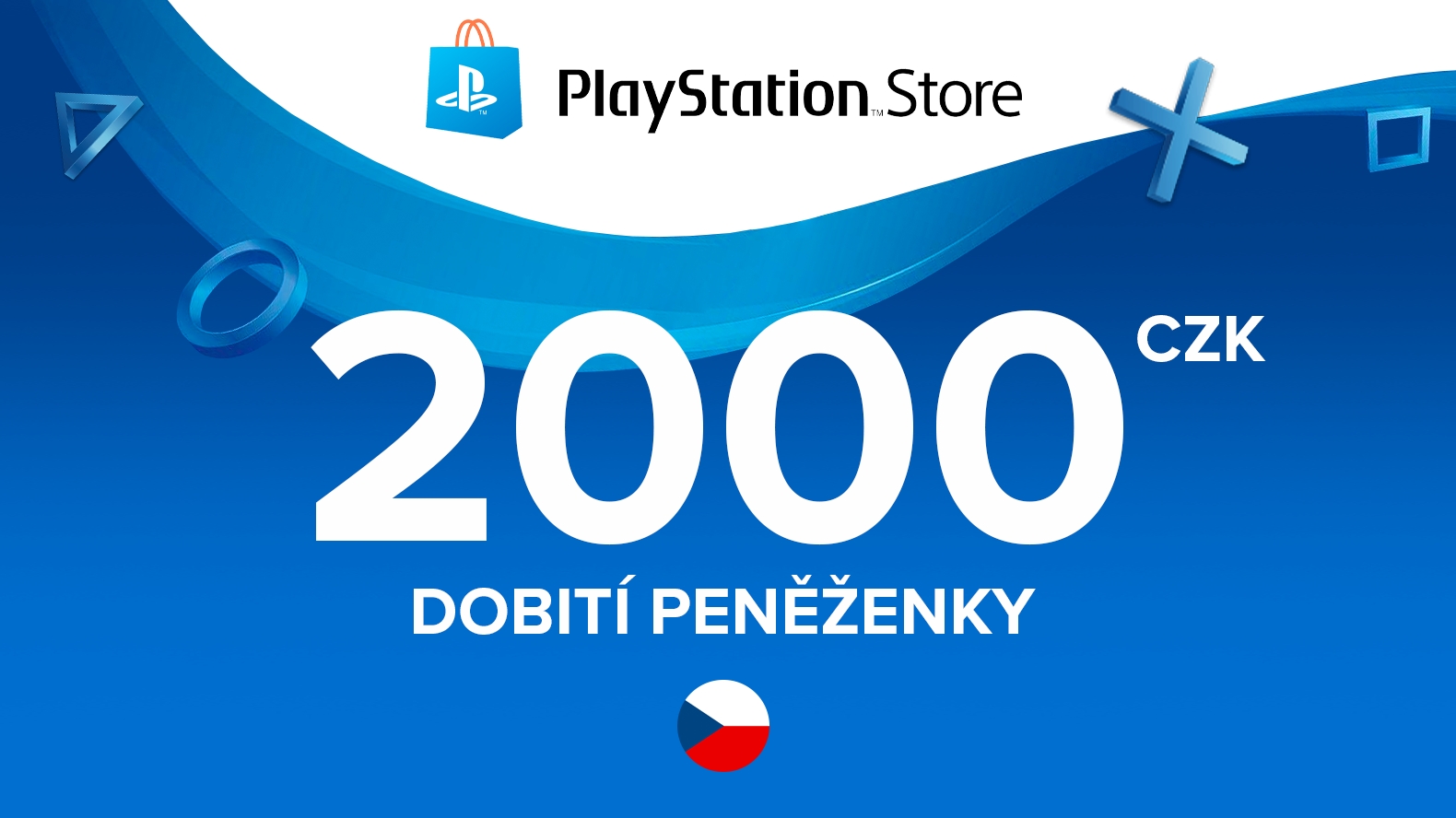 Buy PlayStation Store gift card 2000 CZK - Czech Republic