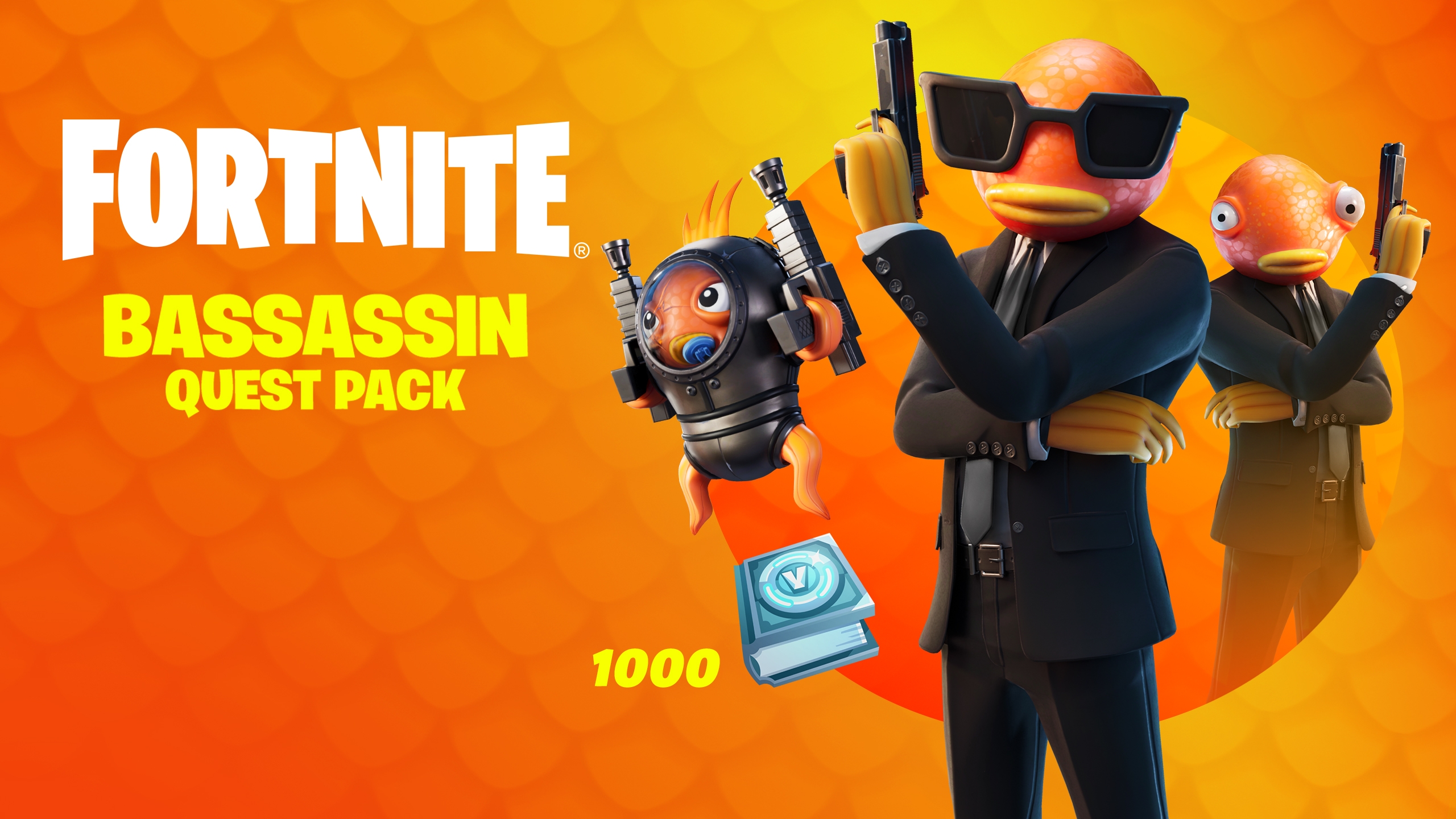 Buy Fortnite - Bassassin Quest Pack + 1.000 V-Bucks Microsoft Store