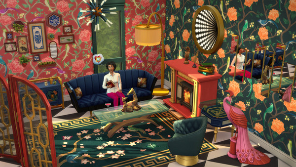 The Sims 4 Максимализм в интерьере — Комплект screenshot 1