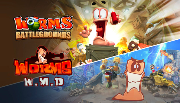 Worms Battlegrounds + Worms W.M.D