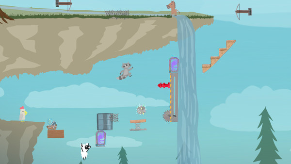 Ultimate Chicken Horse screenshot 1