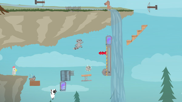 Ultimate Chicken Horse (Xbox ONE / Xbox Series X|S) screenshot 1