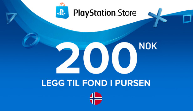 Gift Card PlayStation Store 200 NOK