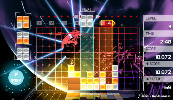 Lumines Remastered screenshot 1