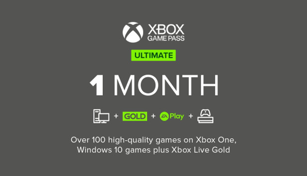 Xbox Game Pass Ultimate 1 months. Purchase cheaper!