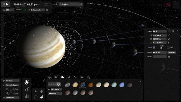 Universe Sandbox screenshot 1
