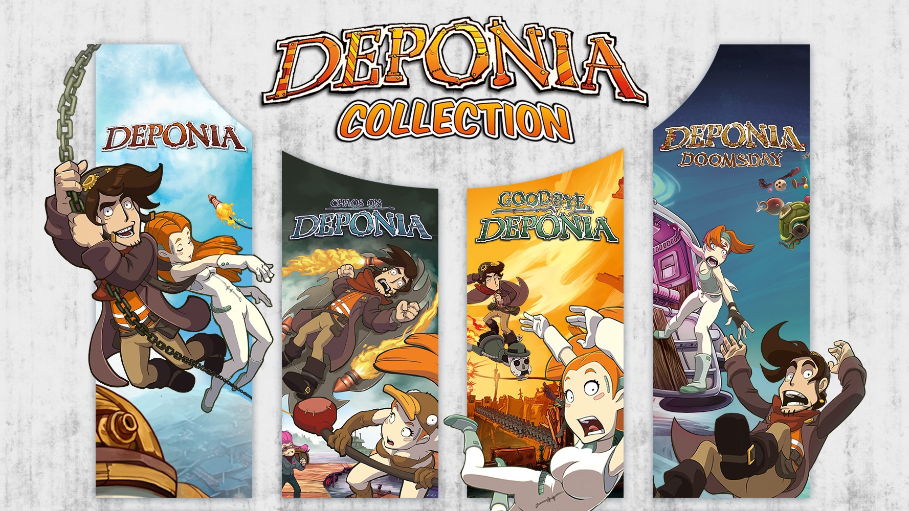 Новая Steam-раздача обалденного квеста Deponia: обзор игры 15 deponia collection collection xbox series x s xbox one game microsoft store europe cover game art logo