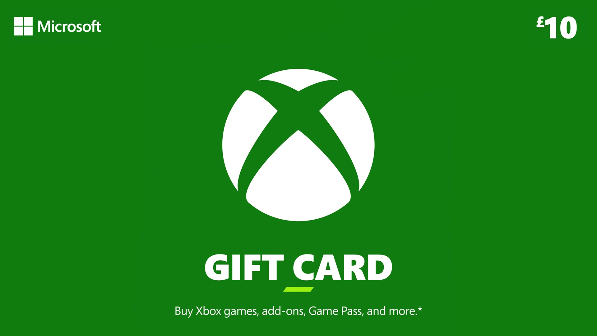 Купить Xbox Gift Card 10£ Microsoft Store